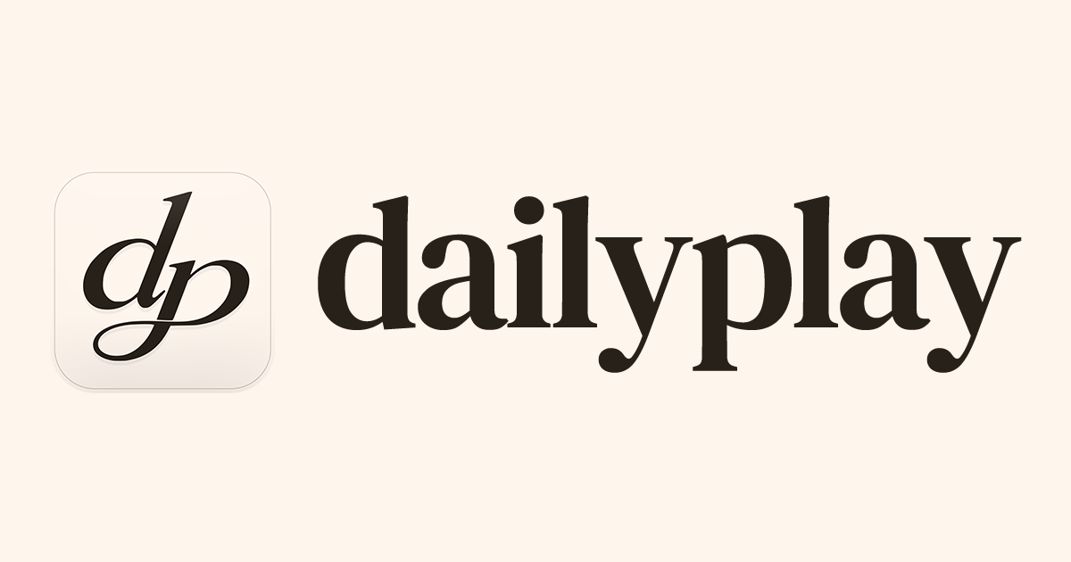 DailyPlay, as it opens in a browser tab